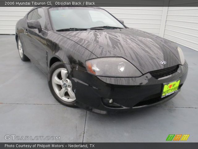 2006 Hyundai Tiburon GS in Obsidian Black