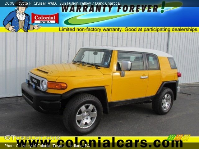 2008 Toyota FJ Cruiser 4WD in Sun Fusion Yellow
