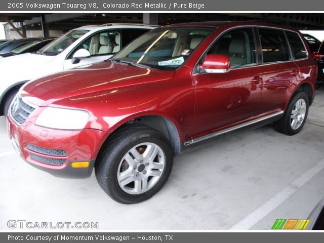 2005 Volkswagen Touareg V8 in Colorado Red Metallic