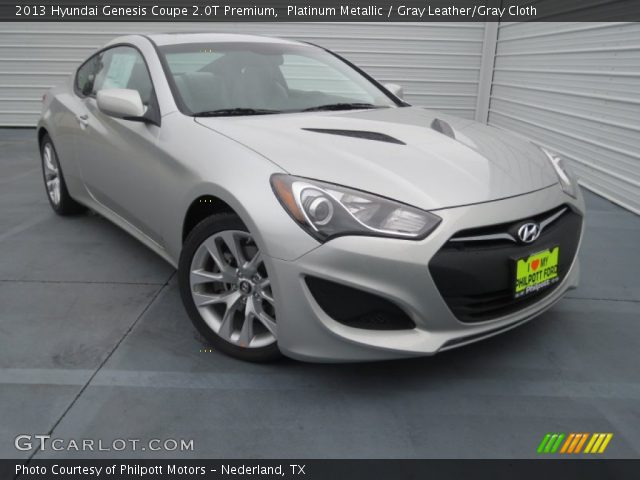 2013 Hyundai Genesis Coupe 2.0T Premium in Platinum Metallic