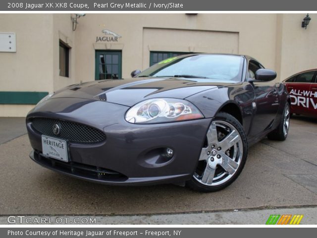 2008 Jaguar XK XK8 Coupe in Pearl Grey Metallic