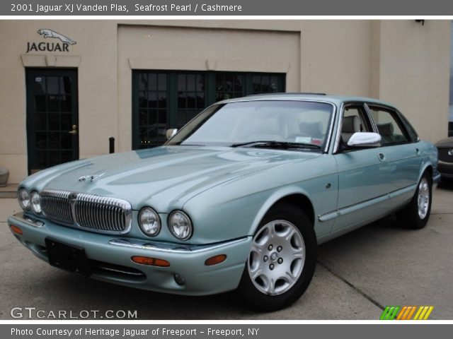 2001 Jaguar XJ Vanden Plas in Seafrost Pearl