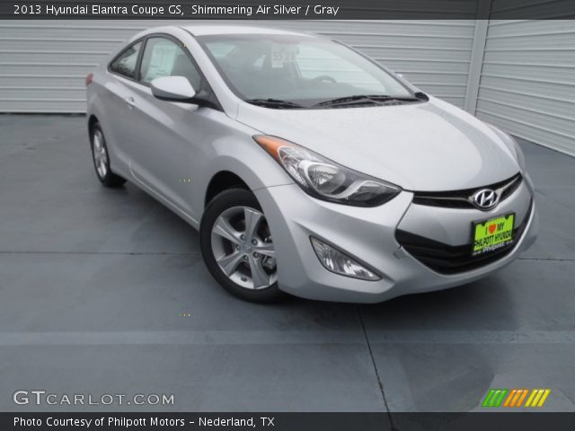 2013 Hyundai Elantra Coupe GS in Shimmering Air Silver