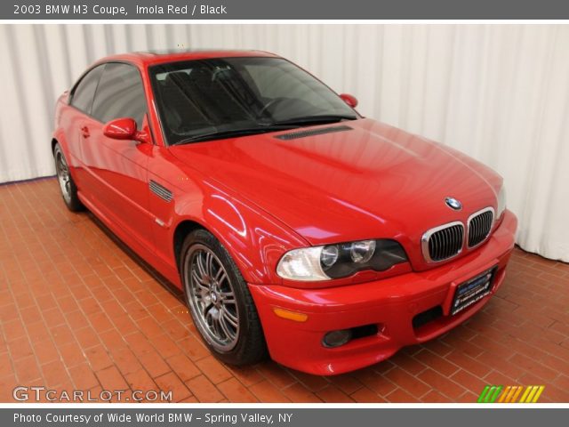 2003 BMW M3 Coupe in Imola Red