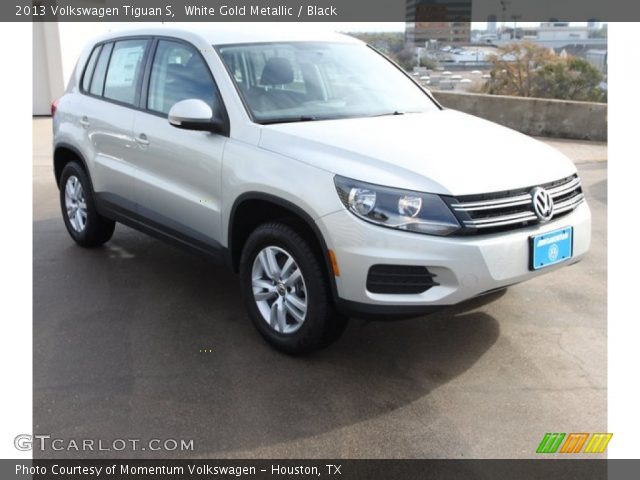2013 Volkswagen Tiguan S in White Gold Metallic