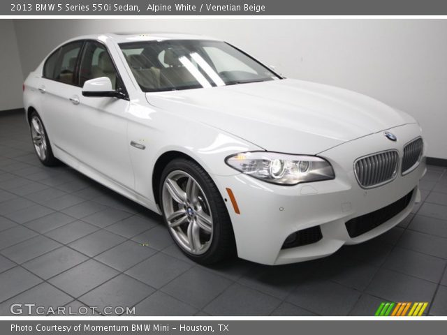 2013 BMW 5 Series 550i Sedan in Alpine White