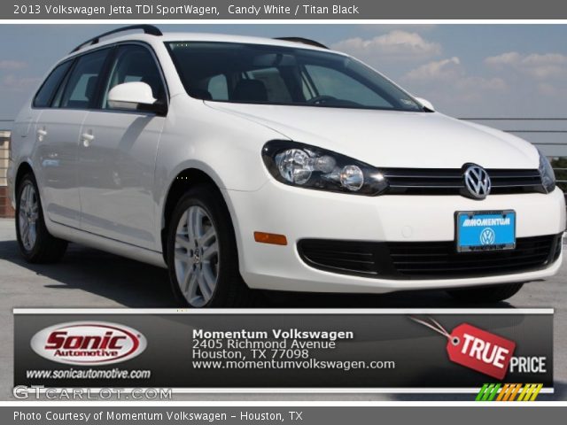 2013 Volkswagen Jetta TDI SportWagen in Candy White
