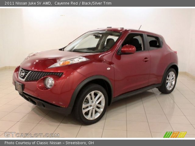 2011 Nissan Juke SV AWD in Cayenne Red