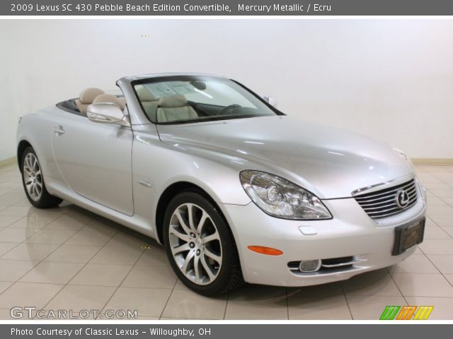 2009 Lexus SC 430 Pebble Beach Edition Convertible in Mercury Metallic