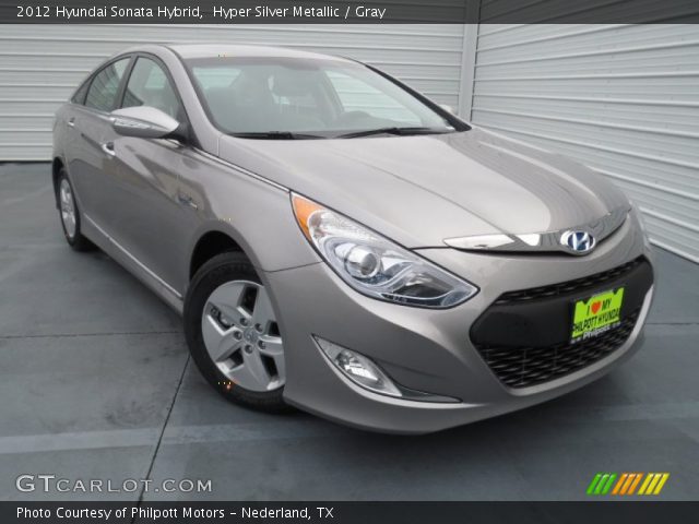 2012 Hyundai Sonata Hybrid in Hyper Silver Metallic