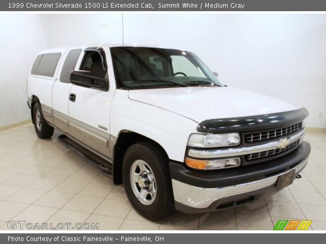 1999 Chevrolet Silverado 1500 LS Extended Cab in Summit White