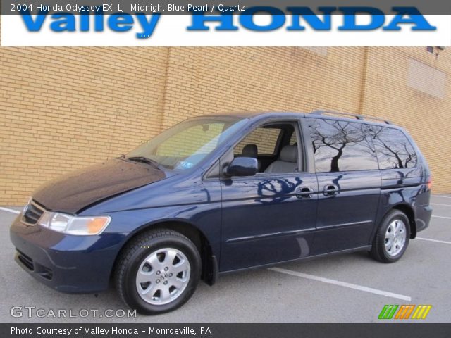 2004 Honda Odyssey EX-L in Midnight Blue Pearl