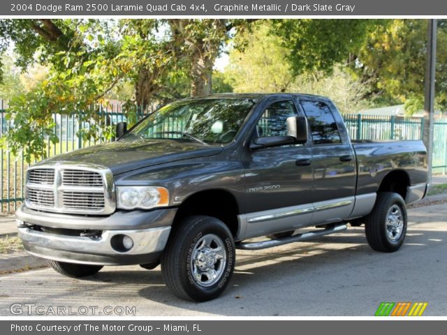 2004 Dodge Ram 2500 Laramie Quad Cab 4x4 in Graphite Metallic
