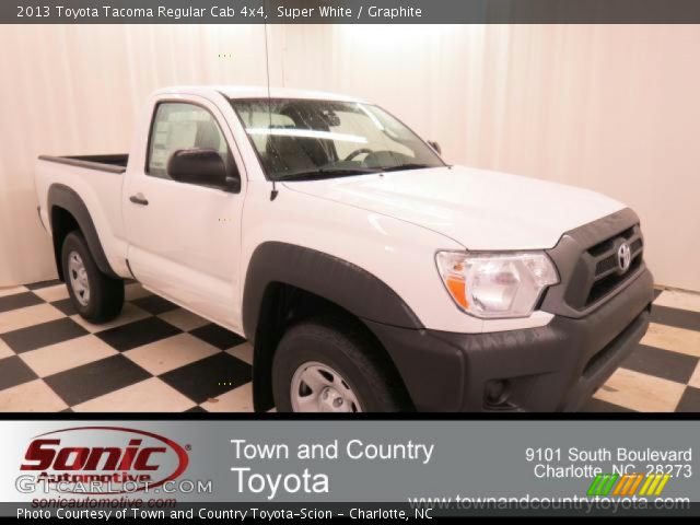 2013 Toyota Tacoma Regular Cab 4x4 in Super White