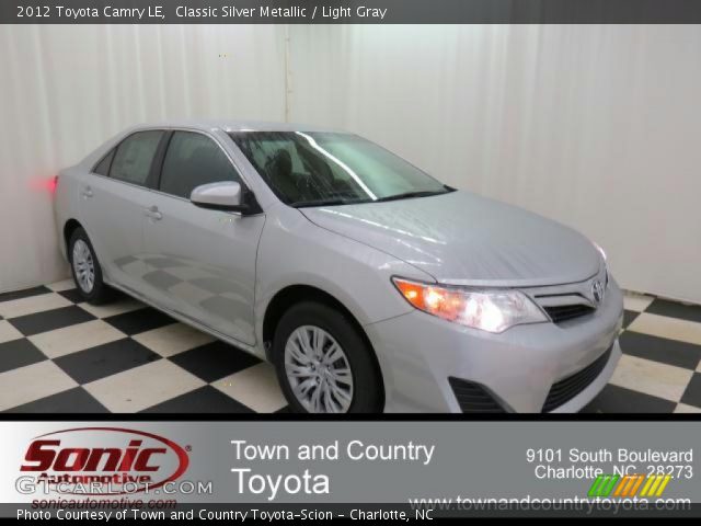 2012 Toyota Camry LE in Classic Silver Metallic