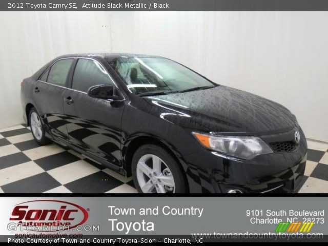 2012 Toyota Camry SE in Attitude Black Metallic