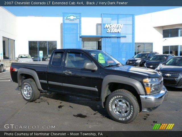 2007 Chevrolet Colorado LT Extended Cab 4x4 in Black