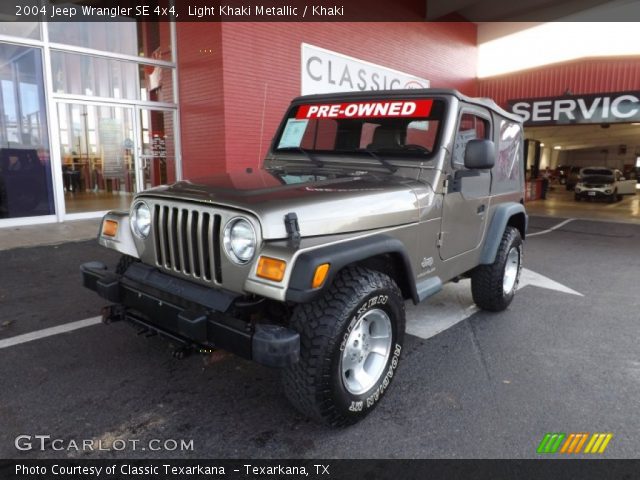 2004 Jeep Wrangler SE 4x4 in Light Khaki Metallic