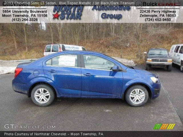 2013 Chevrolet Sonic LT Sedan in Blue Topaz Metallic