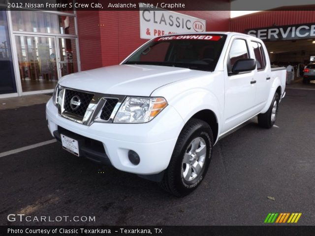 2012 Nissan Frontier S Crew Cab in Avalanche White