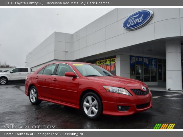 2010 Toyota Camry SE in Barcelona Red Metallic