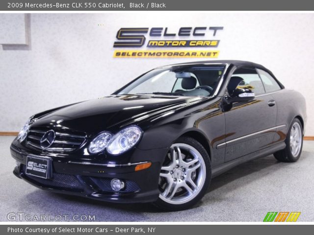 2009 Mercedes-Benz CLK 550 Cabriolet in Black