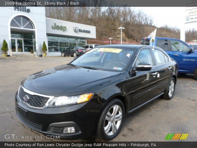 2009 Kia Optima SX in Ebony Black