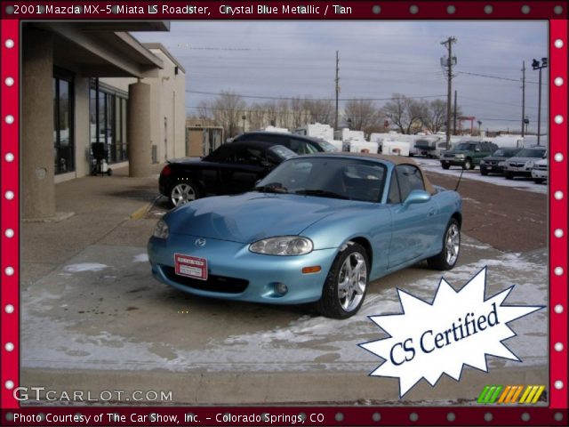 2001 Mazda MX-5 Miata LS Roadster in Crystal Blue Metallic