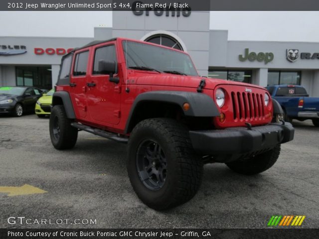 2012 Jeep Wrangler Unlimited Sport S 4x4 in Flame Red