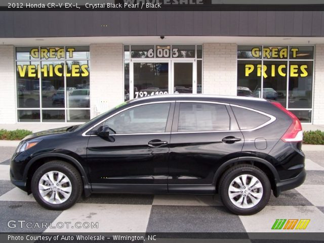 2012 Honda CR-V EX-L in Crystal Black Pearl