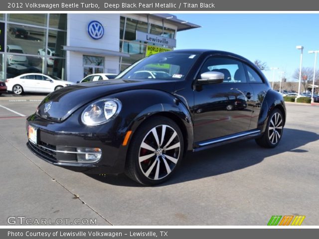 2012 Volkswagen Beetle Turbo in Deep Black Pearl Metallic