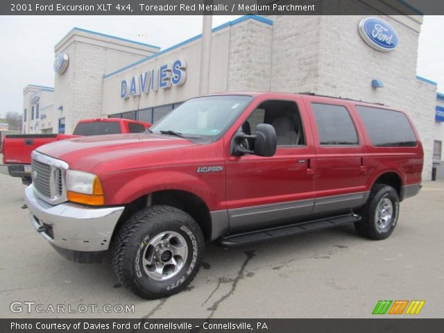 2001 Ford Excursion XLT 4x4 in Toreador Red Metallic