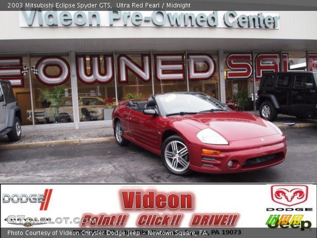 2003 Mitsubishi Eclipse Spyder GTS in Ultra Red Pearl