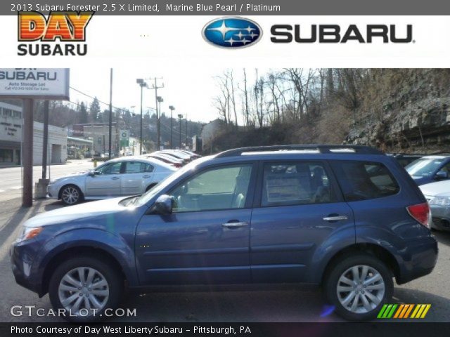 2013 Subaru Forester 2.5 X Limited in Marine Blue Pearl