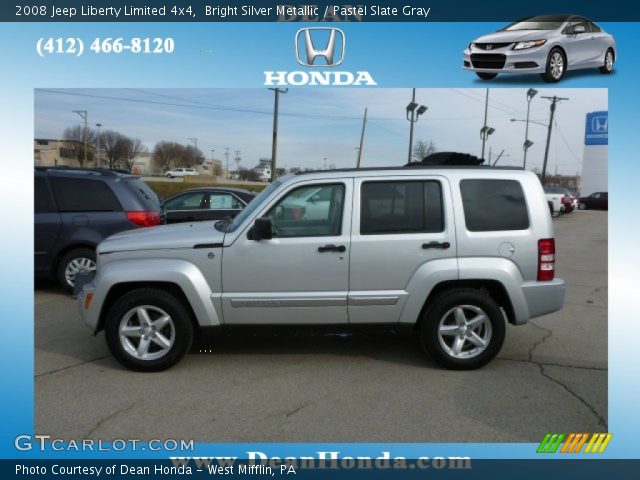 2008 Jeep Liberty Limited 4x4 in Bright Silver Metallic