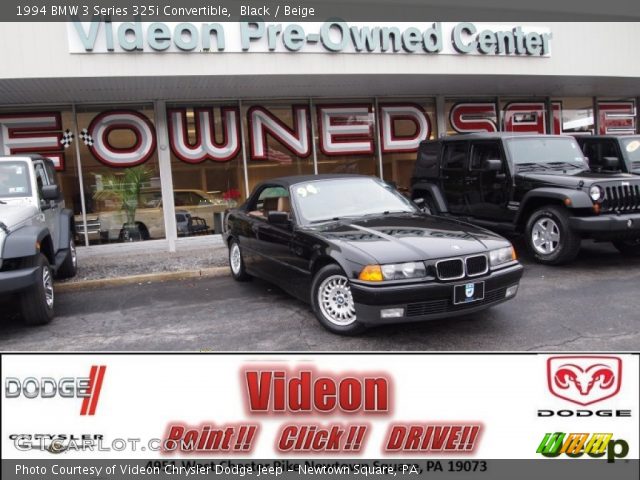 1994 BMW 3 Series 325i Convertible in Black