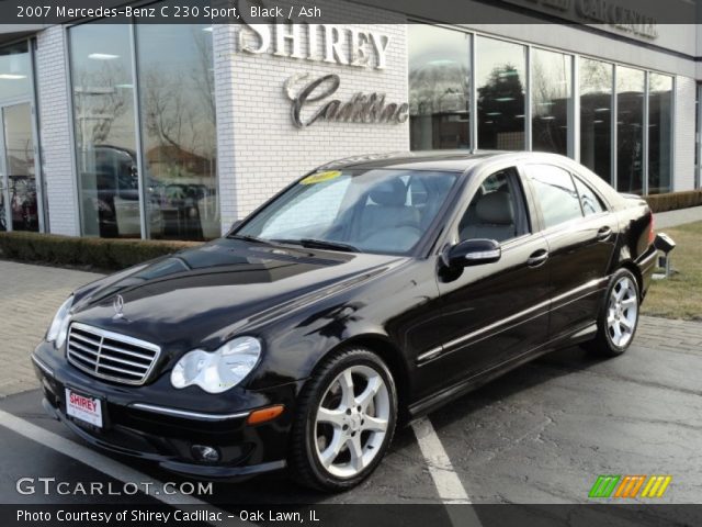 2007 Mercedes-Benz C 230 Sport in Black