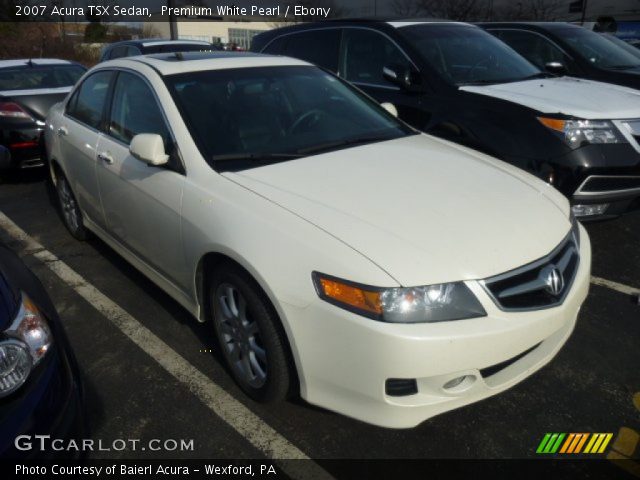 2007 Acura TSX Sedan in Premium White Pearl