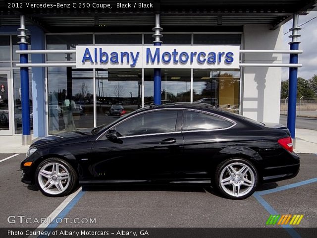 2012 Mercedes-Benz C 250 Coupe in Black