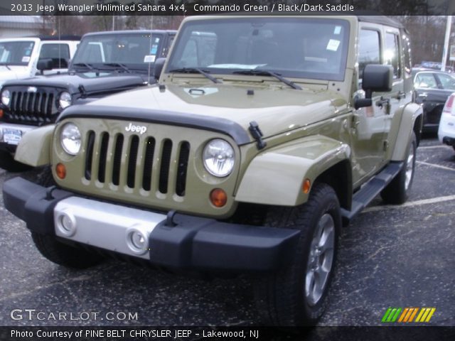 2013 Jeep Wrangler Unlimited Sahara 4x4 in Commando Green