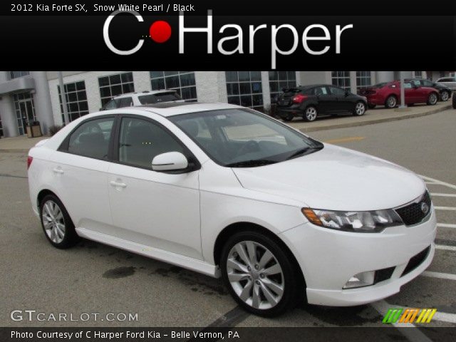 2012 Kia Forte SX in Snow White Pearl