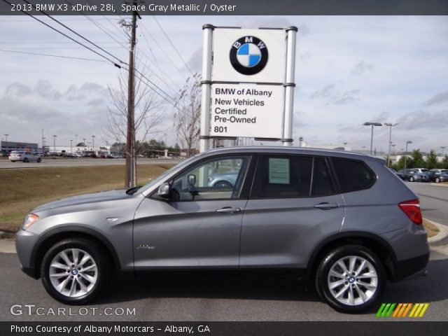 2013 BMW X3 xDrive 28i in Space Gray Metallic
