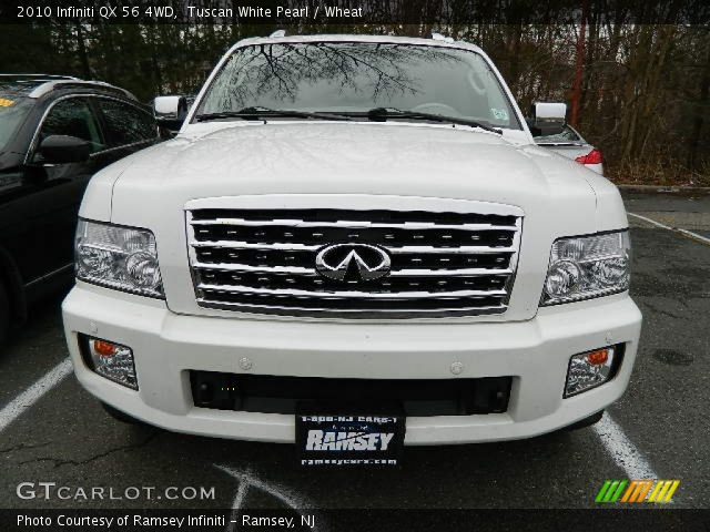 2010 Infiniti QX 56 4WD in Tuscan White Pearl