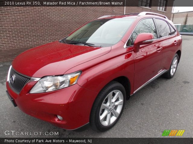 2010 Lexus RX 350 in Matador Red Mica