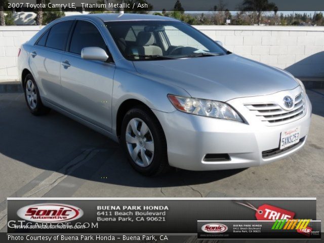 2007 Toyota Camry LE in Titanium Metallic