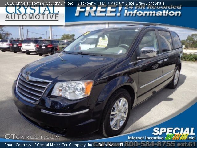 2010 Chrysler Town & Country Limited in Blackberry Pearl