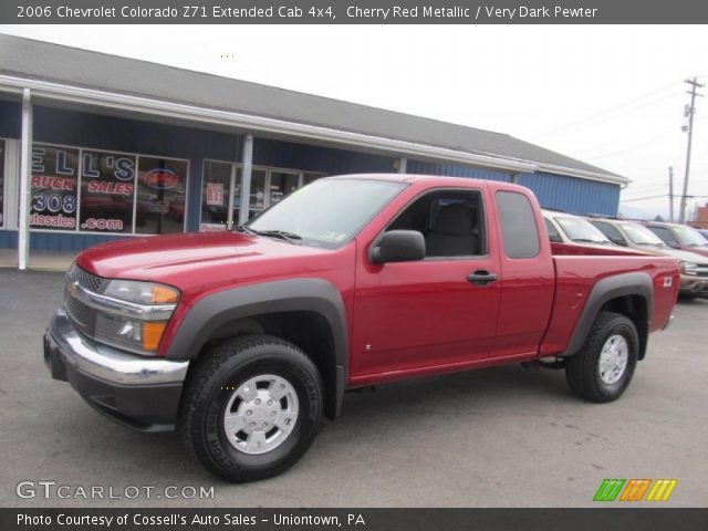 2006 Chevrolet Colorado Z71 Extended Cab 4x4 in Cherry Red Metallic