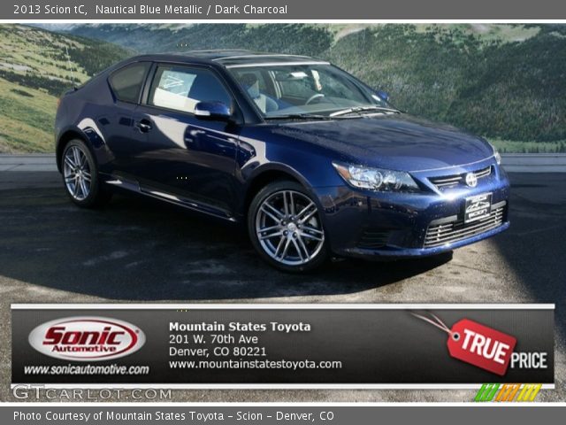 2013 Scion tC  in Nautical Blue Metallic