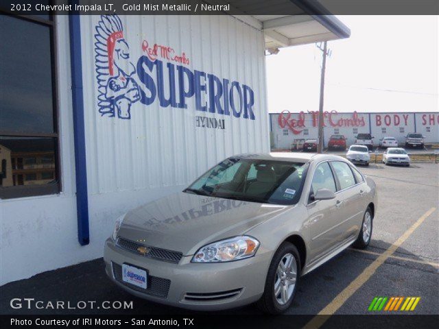 2012 Chevrolet Impala LT in Gold Mist Metallic