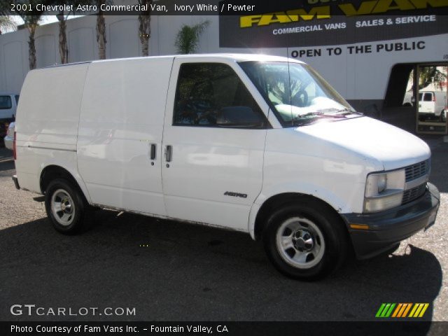2001 Chevrolet Astro Commercial Van in Ivory White
